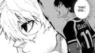 Nagi and Isagi as seen in the Blue Lock manga (Image credit: Kodansha)